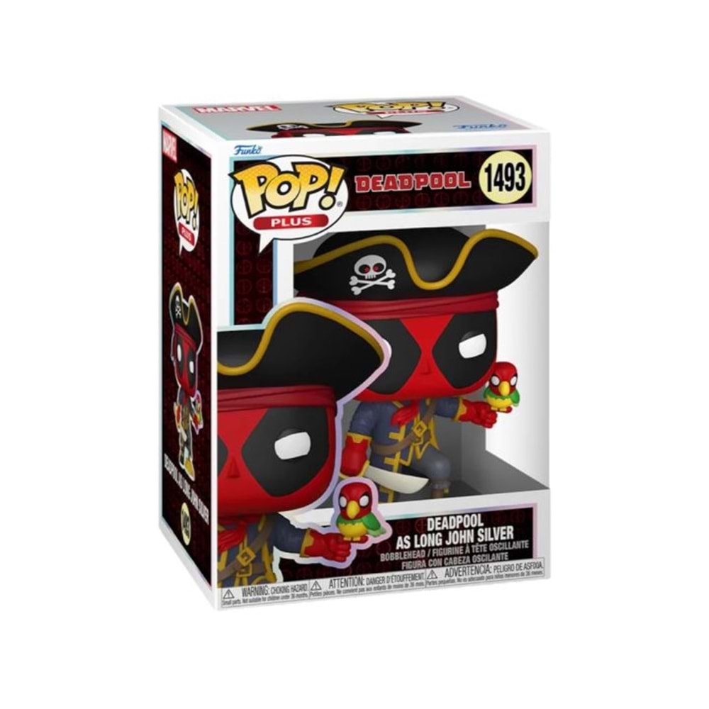 FUNKO POP PLUS MARVEL DEADPOOL AS LONG JOHN SILVER 1493