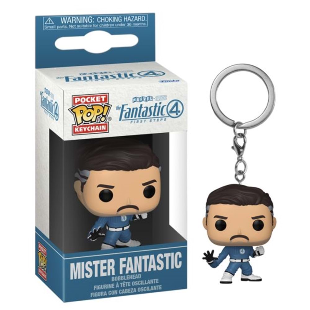 FUNKO POP MARVEL MISTER FANTASTIC KEYCHAIN