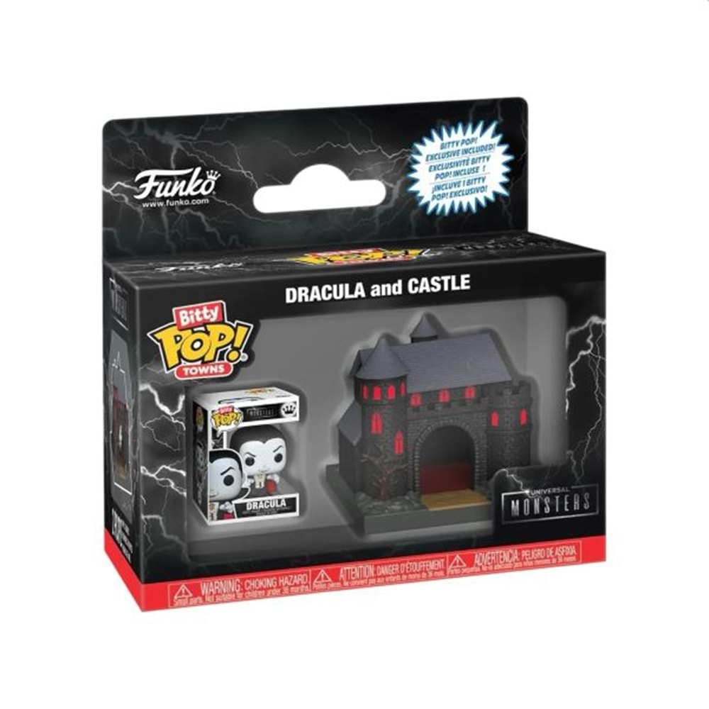 FUNKO BITTY POP TOWNS DRACULA AND CASTLE