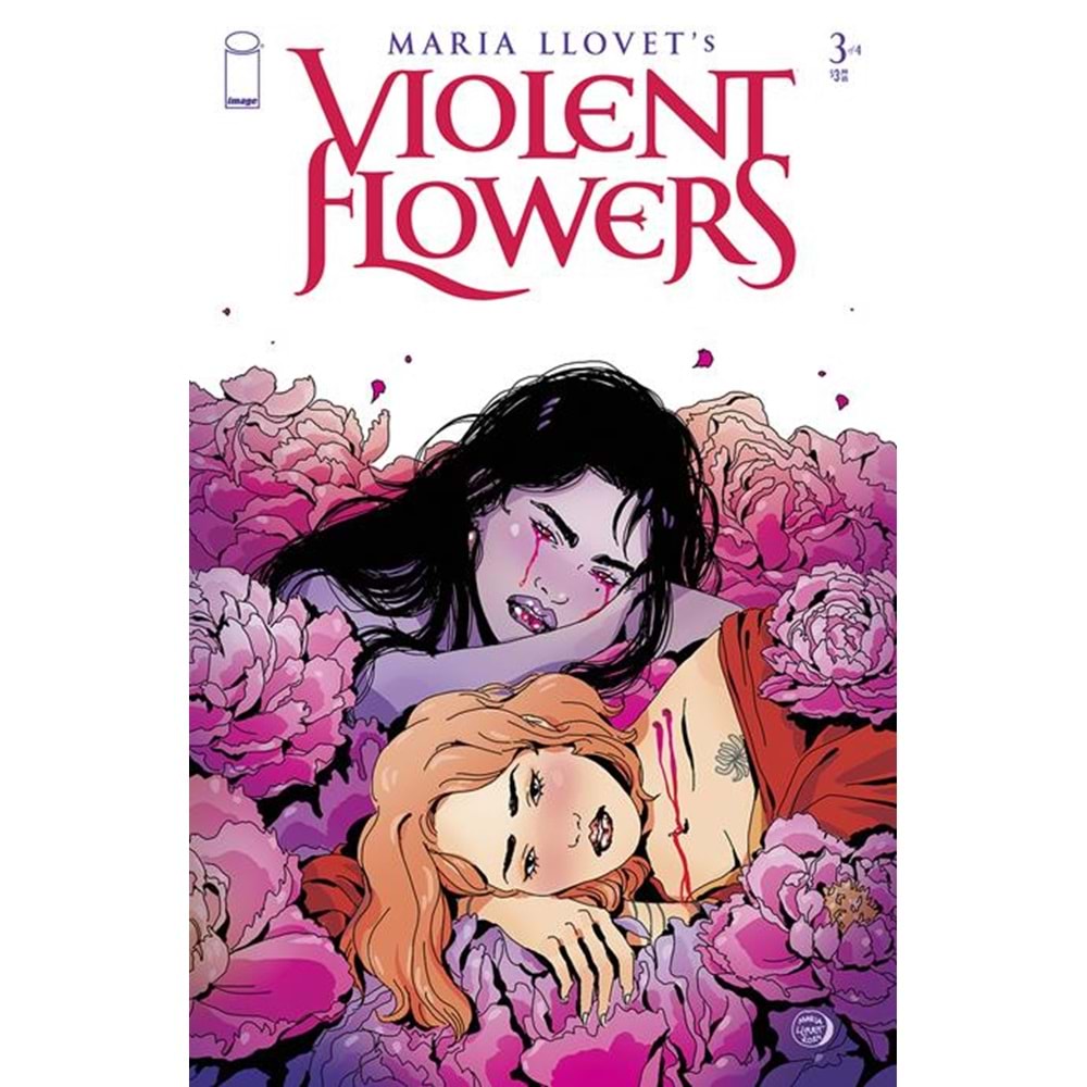 VIOLENT FLOWERS # 3 (OF 4) COVER A MARIA LLOVET