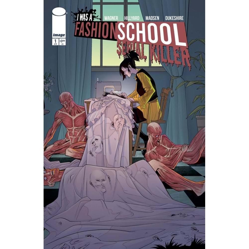 I WAS A FASHION SCHOOL KILLER #1 (OF 5) COVER A DANIEL HILLYARD & MICHELLE MADSEN BLOOD STITCHES