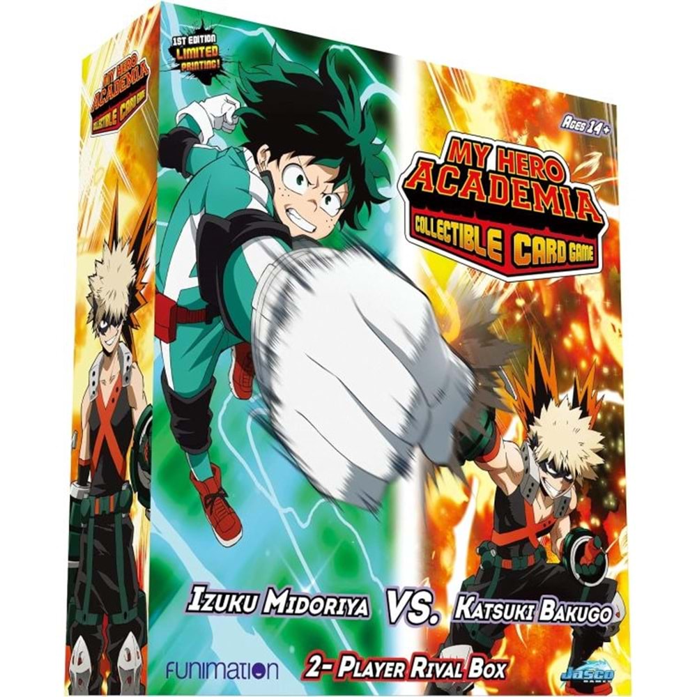 MY HERO ACADEMIA COLLECTIBLE CARD GAME 2-PLAYER RIVAL BOX IZUKU MIDORIYA VS KATSUKI BAKUGO
