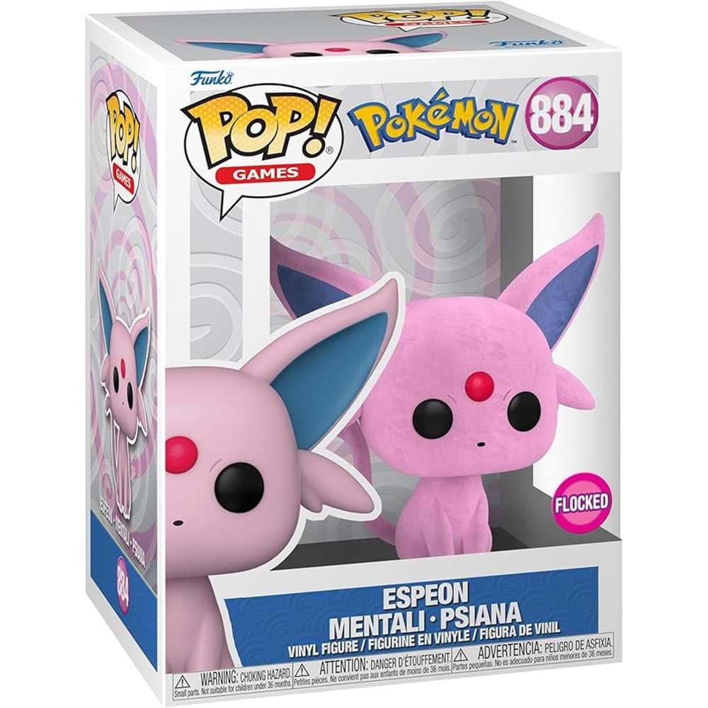 FUNKO POP POKEMON ESPEON FLOCKED SPECIAL EDITION 884