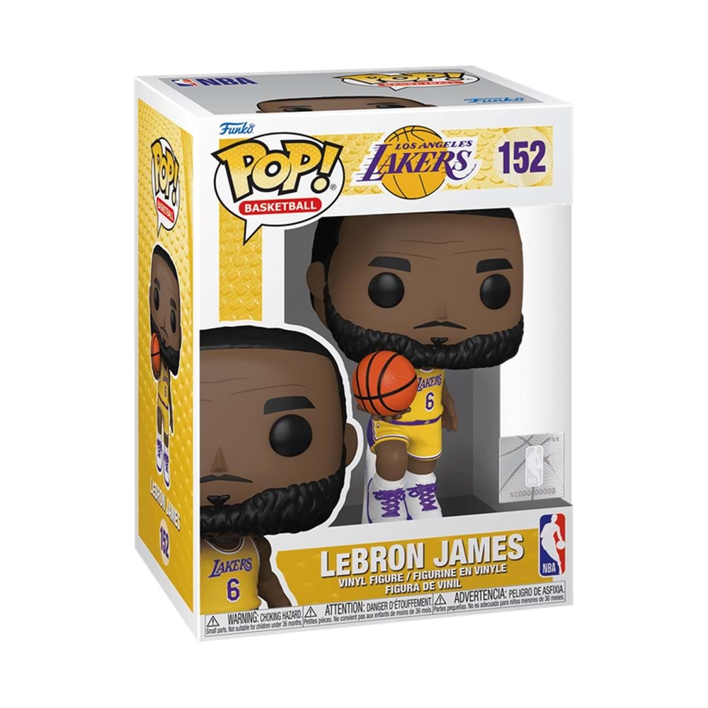 FUNKO POP BASKETBALL LEBRON JAMES IN 6 JERSEY 152