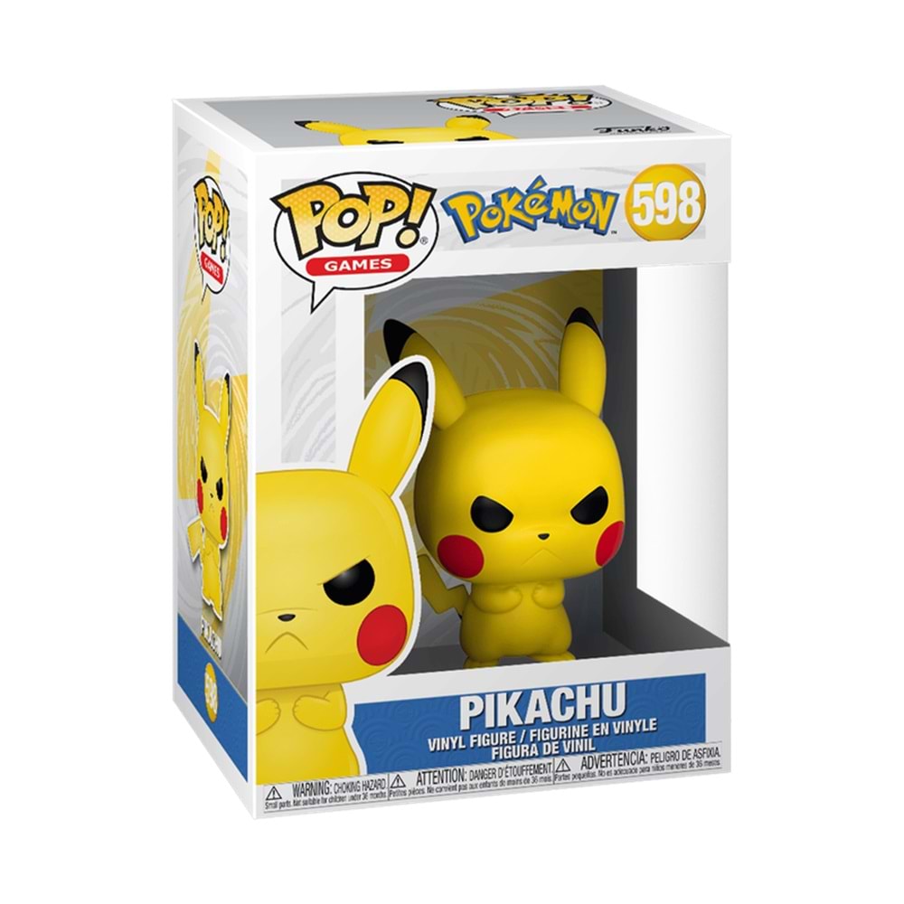 FUNKO POP GAMES POKEMON GRUMPY PIKACHU 598