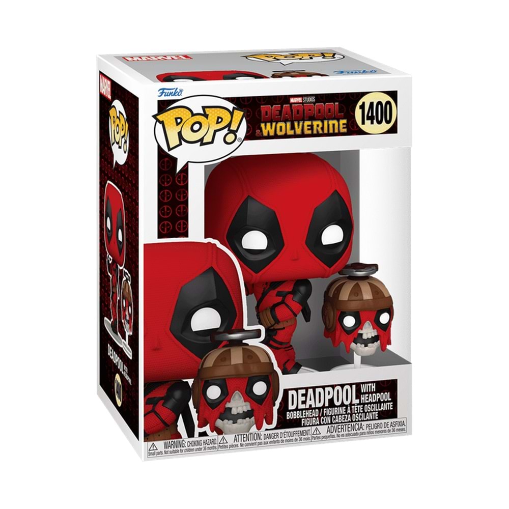 FUNKO POP MARVEL STUDIOS DEADPOOL WOLVERINE BUDDY DEADPOOL WITH HEADPOOL 1400