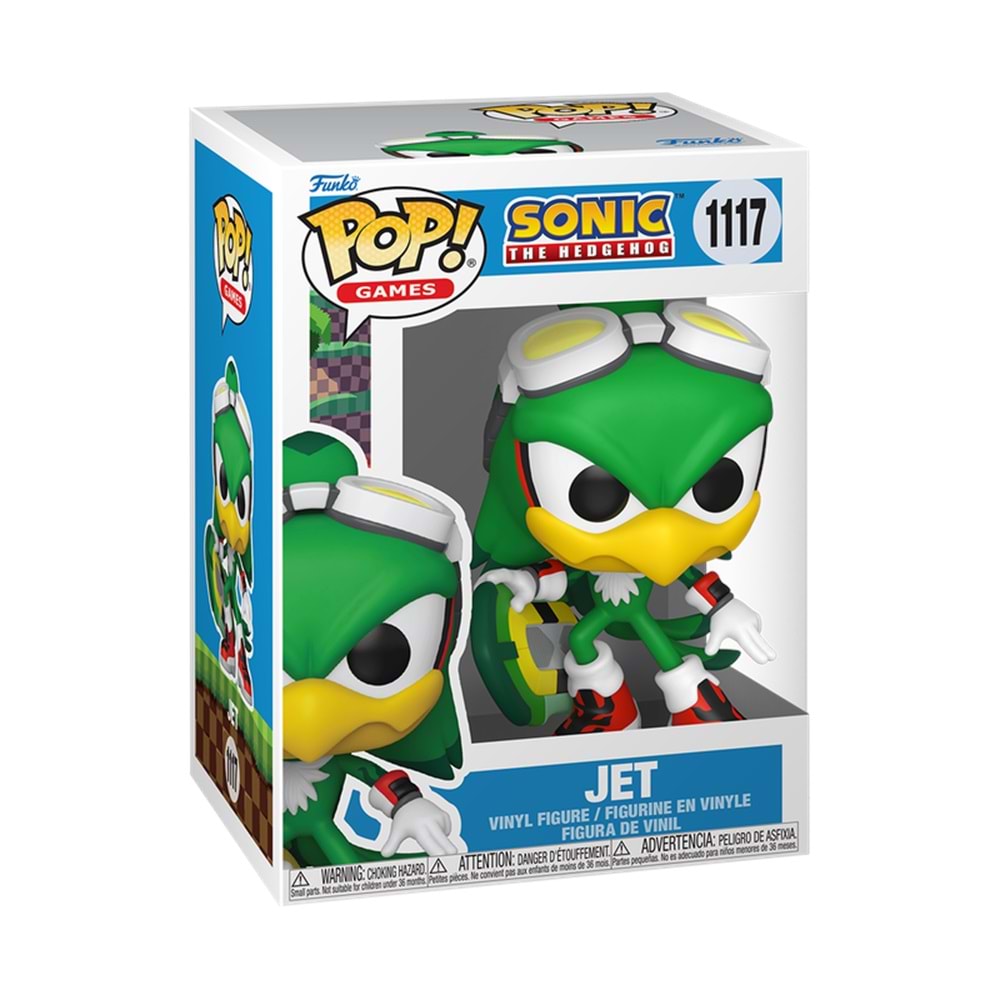 FUNKO POP GAMES SONIC THE HEDGEHOG JET THE HAWK 1117