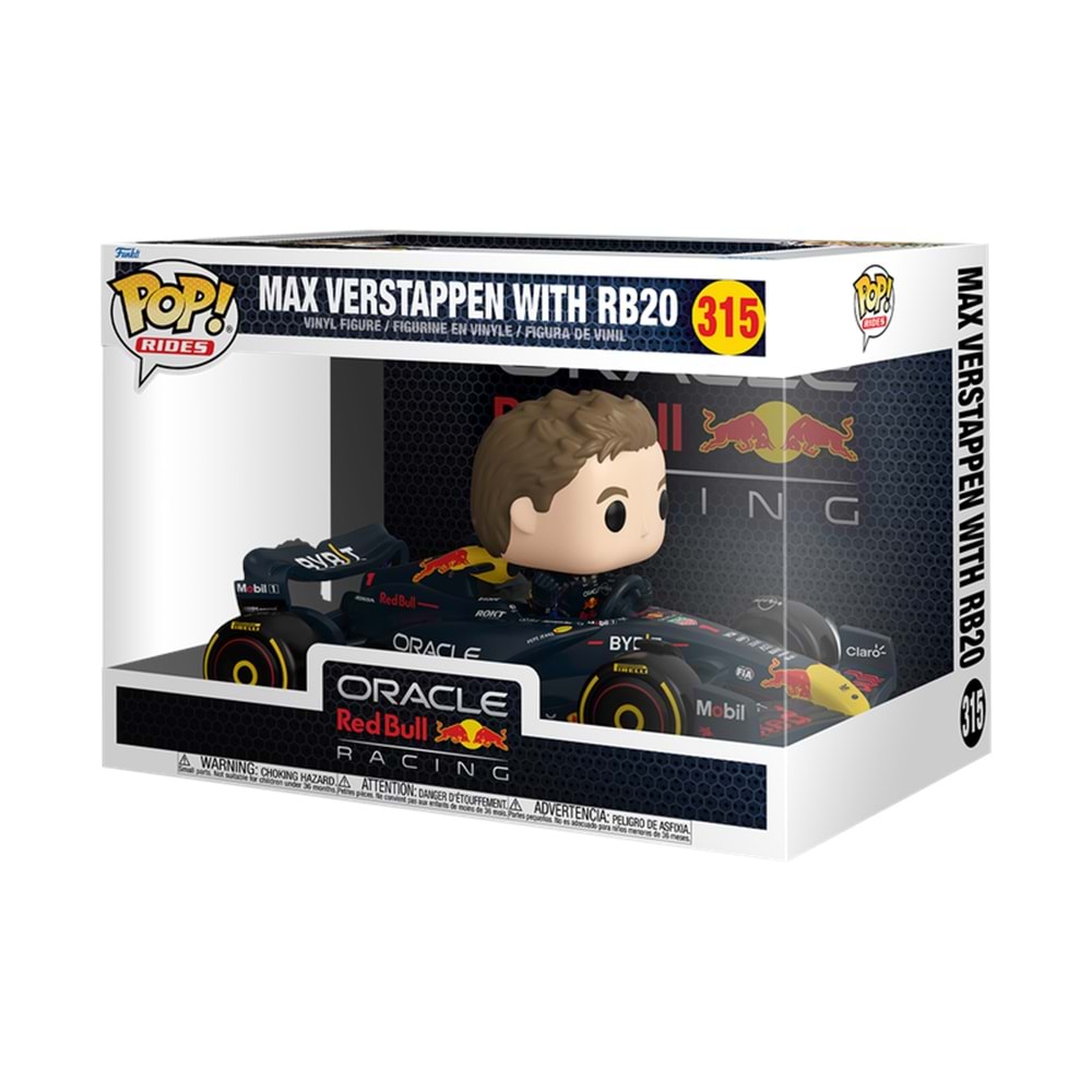 FUNKO POP RIDES SUPER DELUXE MAX VERSTAPPEN WITH RB20 315
