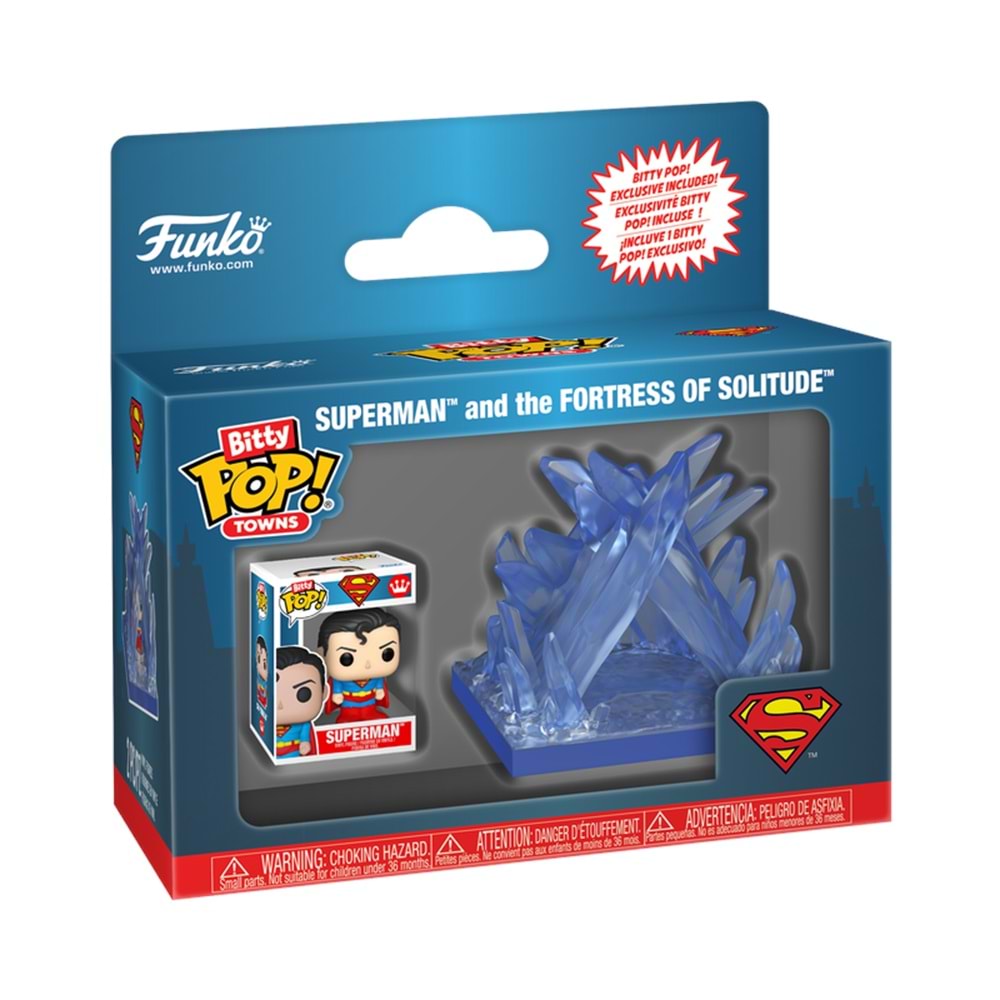 FUNKO BITTY POP TOWNS SUPERMAN AND THE FORTRESS OF SOLITUDE