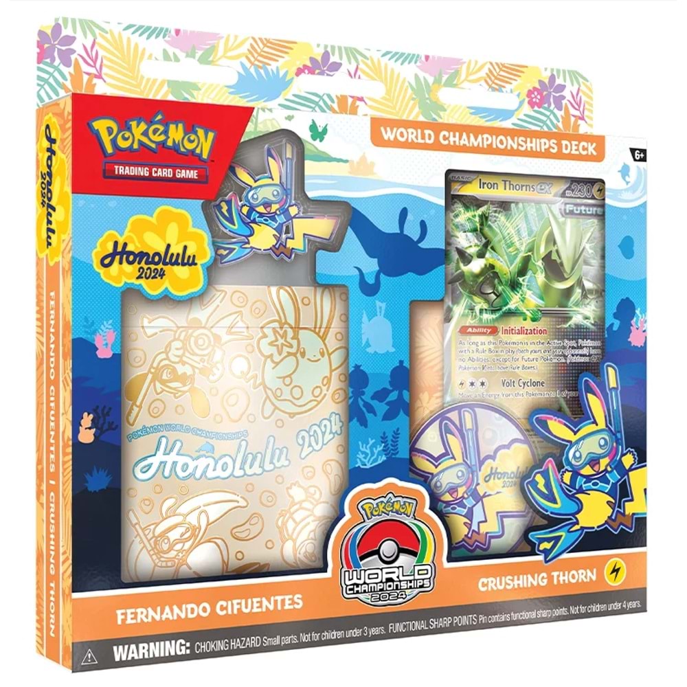 POKEMON TCG HONOLULU 2024 WORLD CHAMPIONSHIPS DECK FERNANDO CIFUENTES CRUSHING THORN