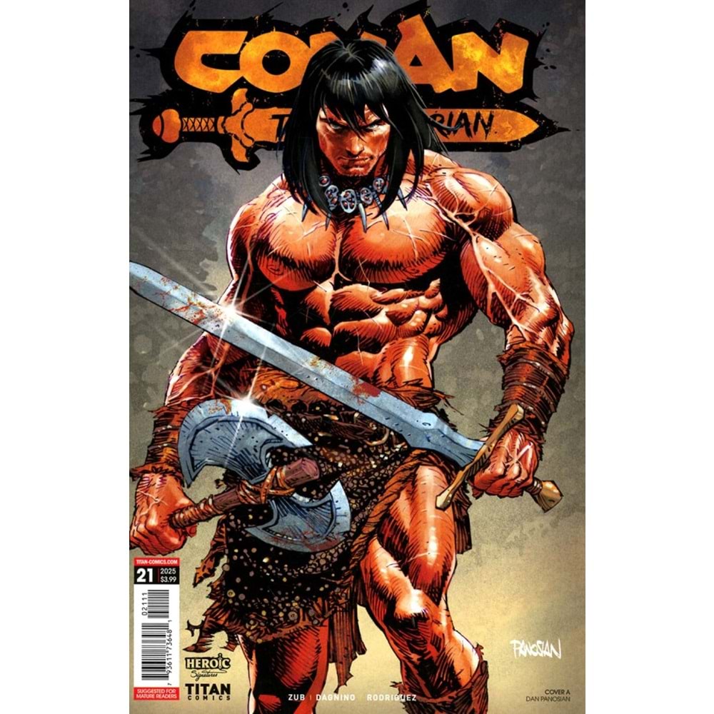CONAN THE BARBARIAN (2023) # 21 COVER A PANOSIAN