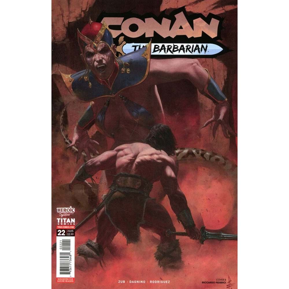 CONAN THE BARBARIAN (2023) # 22 COVER B FEDERICI