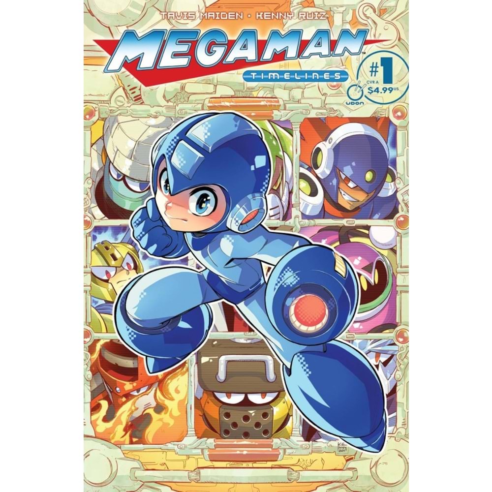 MEGAMAN TIMELINES #1 COVER A RUIZ