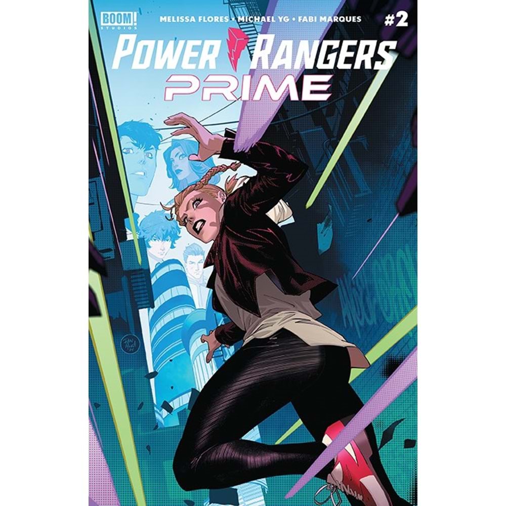 POWER RANGERS PRIME # 2 COVER A MORA