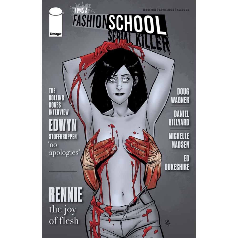 I WAS A FASHION SCHOOL KILLER #1 (OF 5) COVER B DANIEL HILLYARD & MICHELLE MADSEN ROLLING STONE JANET JACKSON HOMAGE VARIANT