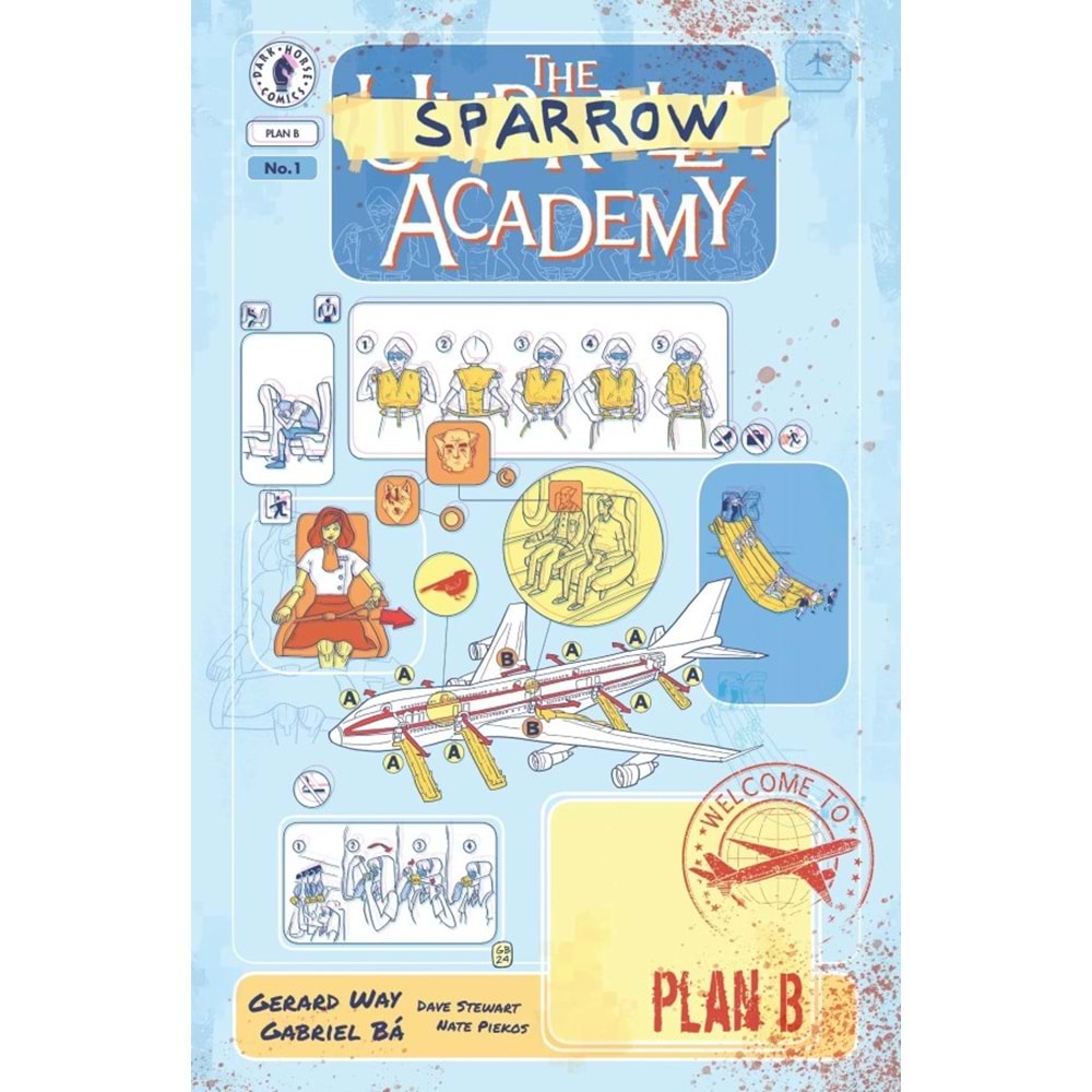 THE UMBRELLA ACADEMY PLAN B # 1 COVER A GABRIEL BA