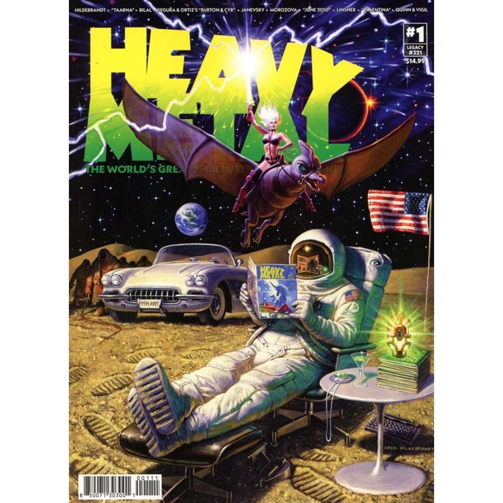 HEAVY METAL MAGAZINE (2025) #1 COVER A GREG HILDEBRANDT