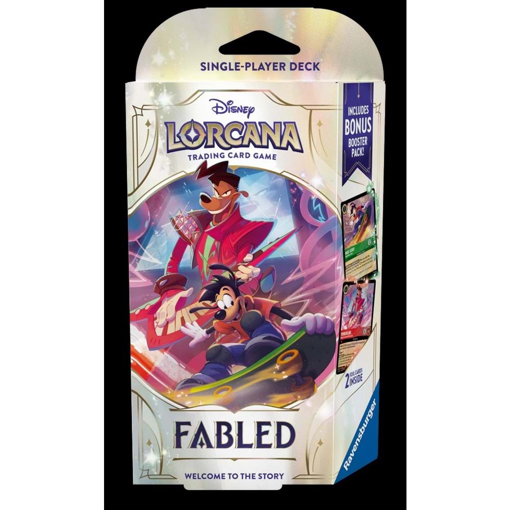 LORCANA FABLED SINGLE PLAYER DECK STANDOUT HEADLINERS