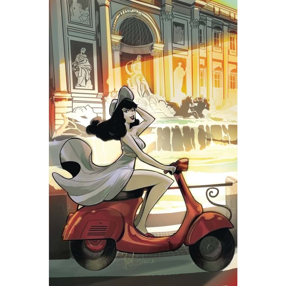 BETTIE PAGE (2023) # 1 COVER J 1:15 ANDOLFO VIRGIN VARIANT