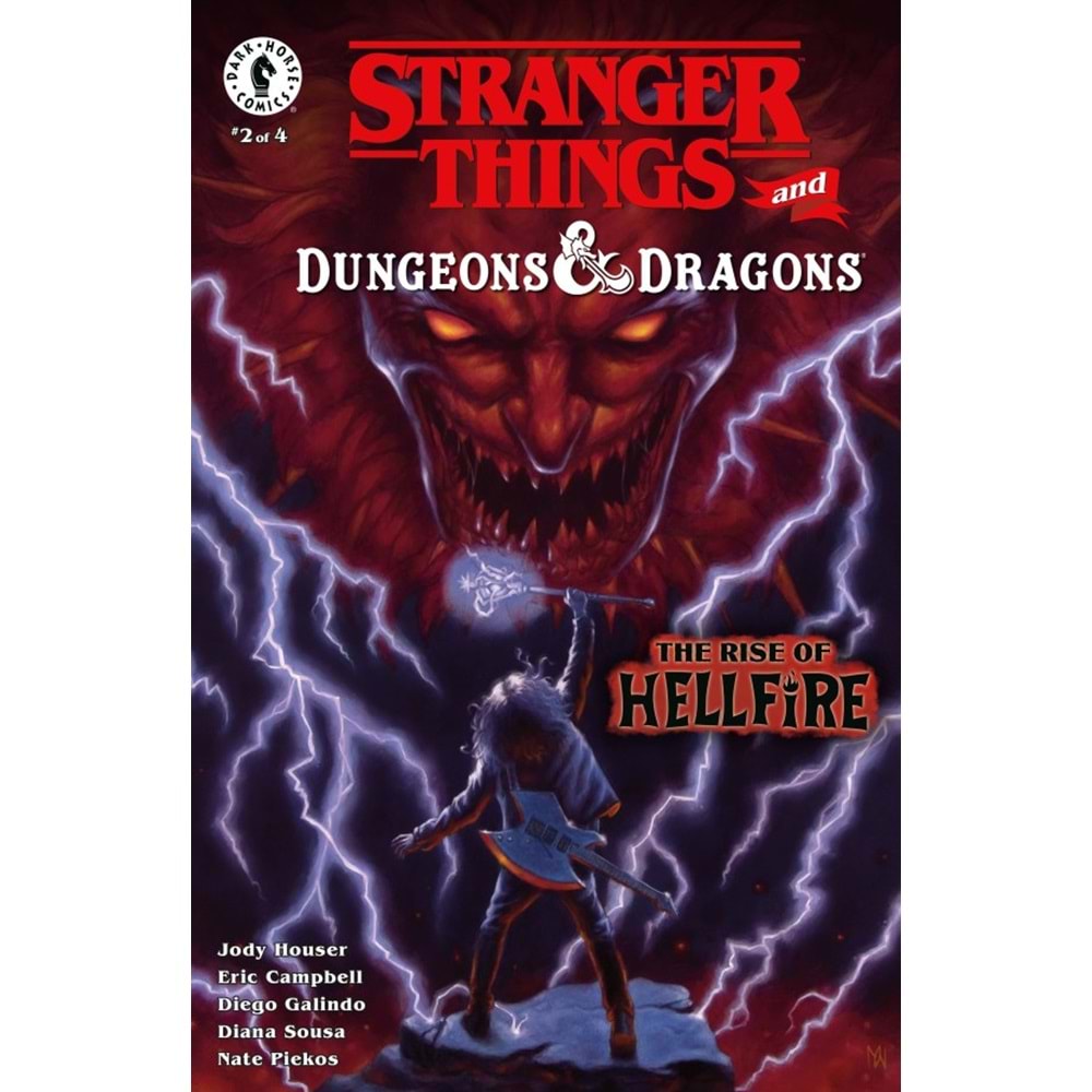 STRANGER THINGS AND DUNGEONS & DRAGONS THE RISE OF HELLFIRE #2 COVER A WOHL