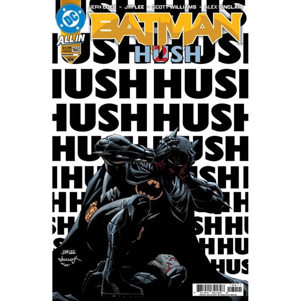 BATMAN (2016) # 160 COVER A JIM LEE & SCOTT WILLIAMS