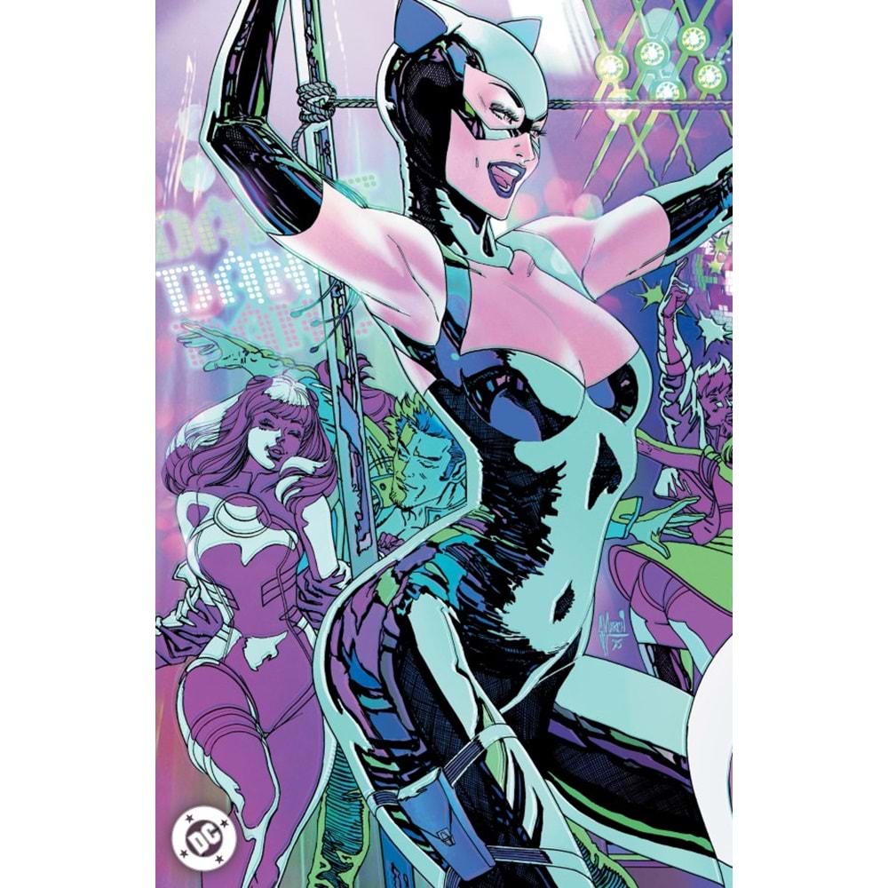 GOTHAM CITY SIRENS UNFIT FOR ORBIT #1 (OF 5) COVER E GUILLEM MARCH CONNECTING KALANORIAN FOIL VARIANT