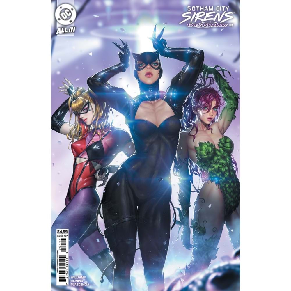 GOTHAM CITY SIRENS UNFIT FOR ORBIT #1 (OF 5) COVER C KYUYONG EOM CARD STOCK VARIANT
