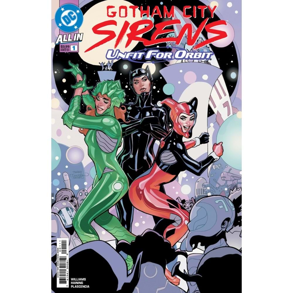 GOTHAM CITY SIRENS UNFIT FOR ORBIT #1 (OF 5) COVER A TERRY DODSON & RACHEL DODSON