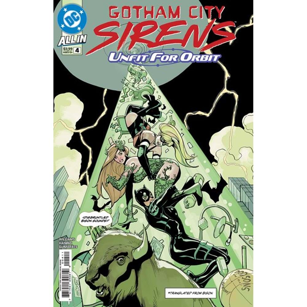 GOTHAM CITY SIRENS UNFIT FOR ORBIT #4 (OF 5) COVER A TERRY DODSON & RACHEL DODSON