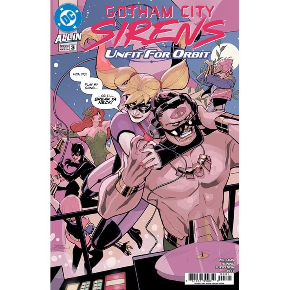 GOTHAM CITY SIRENS UNFIT FOR ORBIT #3 (OF 5) COVER A TERRY DODSON & RACHEL DODSON