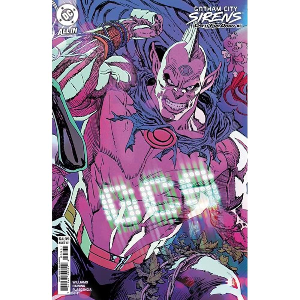 GOTHAM CITY SIRENS UNFIT FOR ORBIT #3 (OF 5) COVER C GUILLEM MARCH CONNECTING CARD STOCK VARIANT