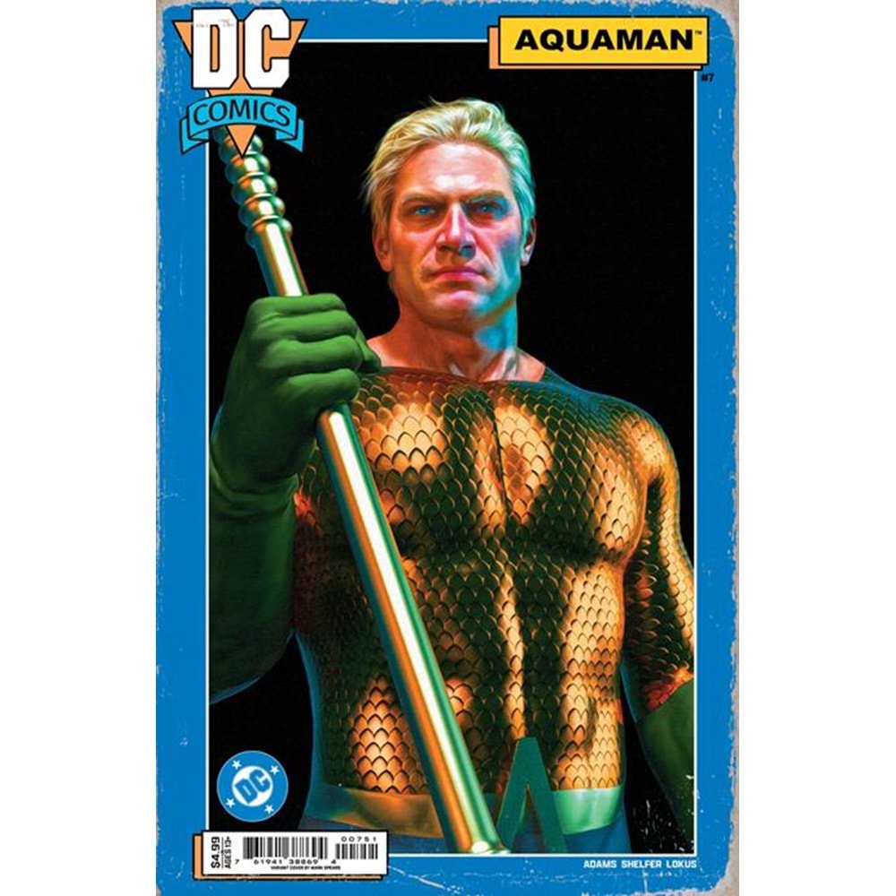 AQUAMAN (2025) # 7 COVER E MARK SPEARS CARD STOCK VARIANT