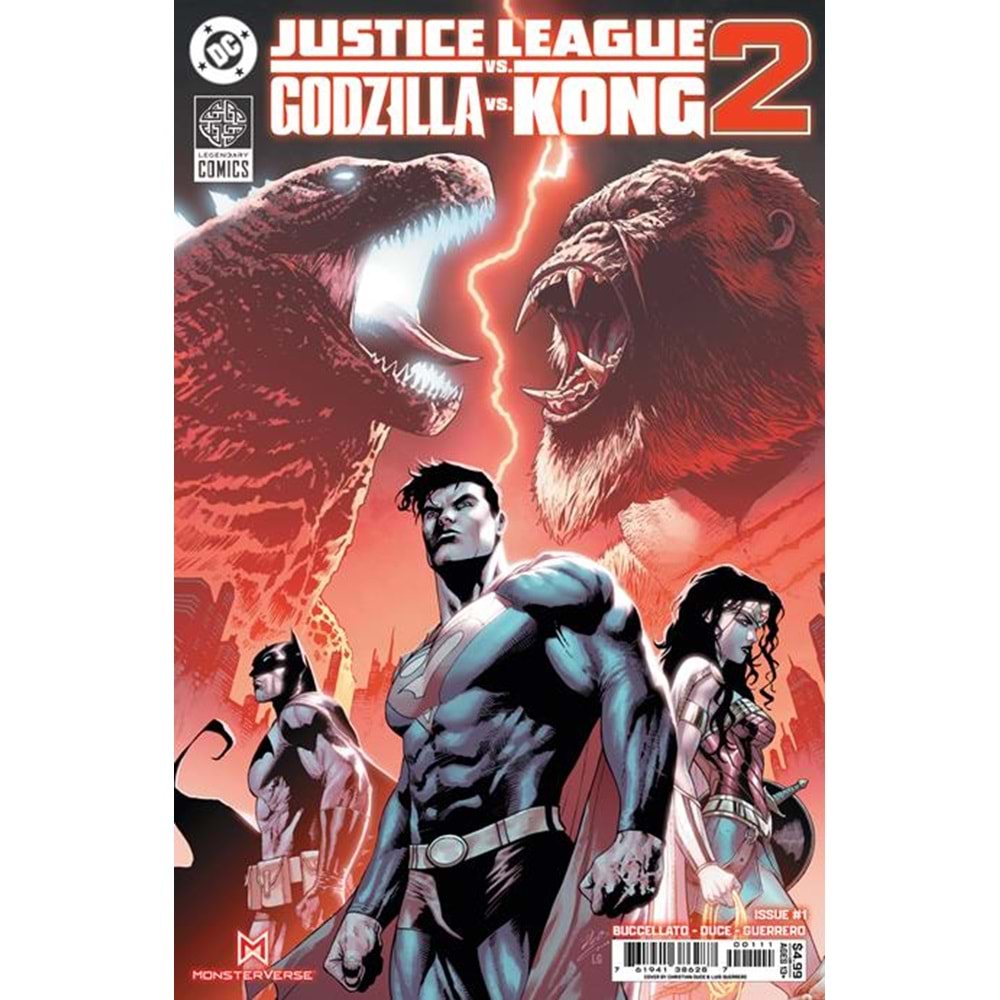 JUSTICE LEAGUE VS GODZILLA VS KONG 2 # 1 (OF 7) COVER A CHRISTIAN DUCE