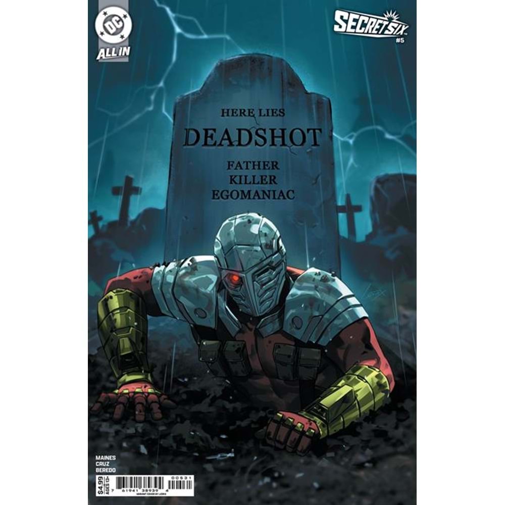 SECRET SIX (2025) #5 (OF 6) COVER B LESLEY LEIRIX LI CARD STOCK VARIANT