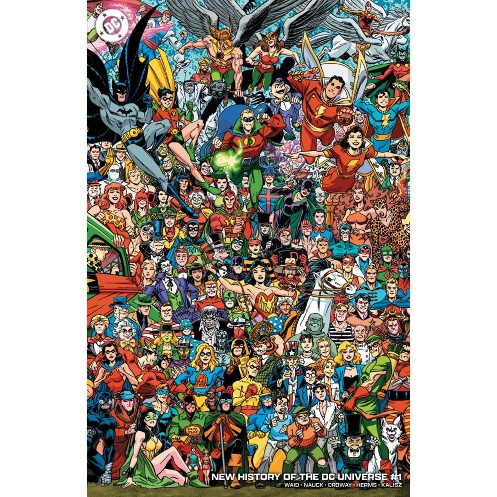 NEW HISTORY OF THE DC UNIVERSE #1 (OF 4) COVER D SCOTT KOBLISH LEGACY WRAPAROUND CARD STOCK VARIANT
