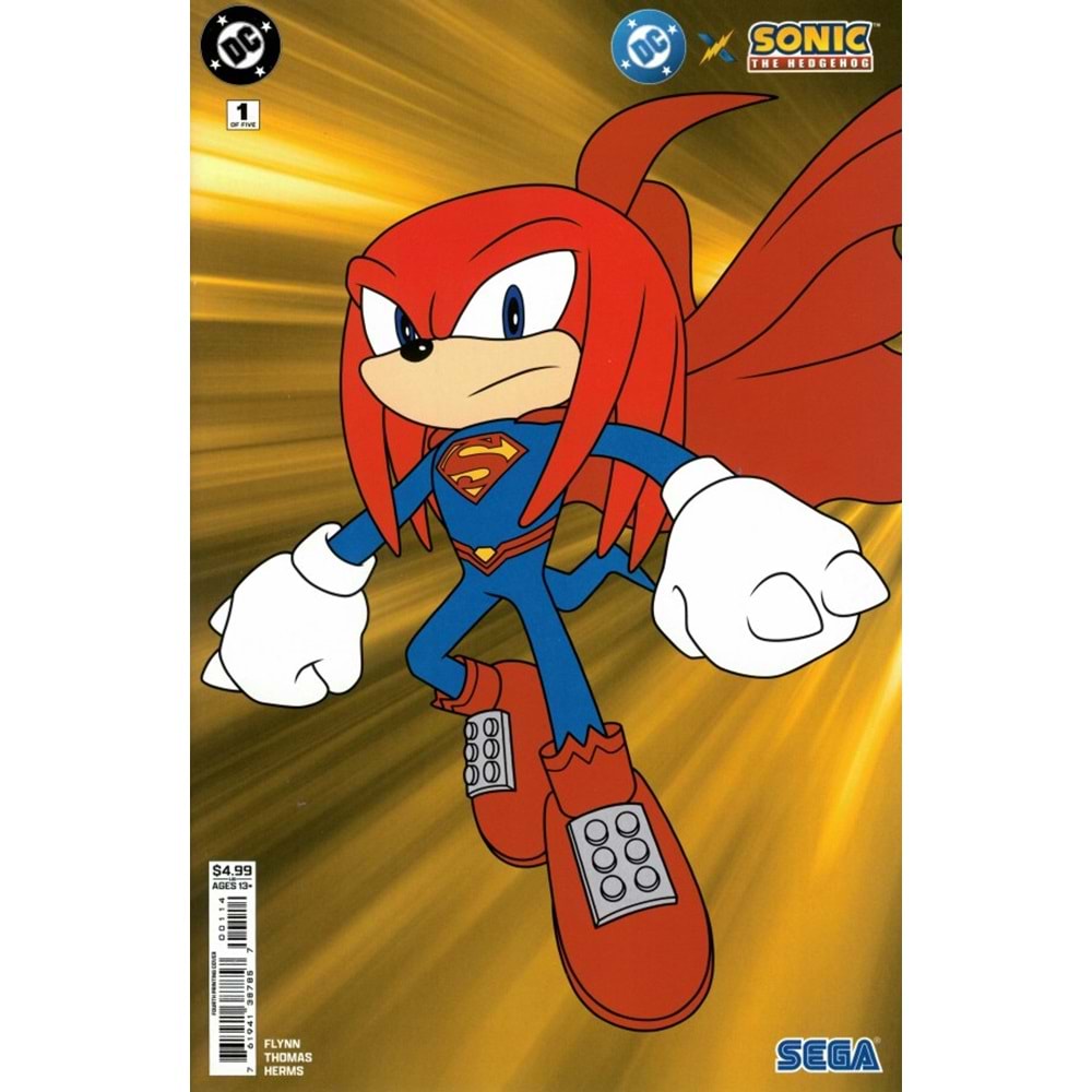 DC X SONIC THE HEDGEHOG #1 (OF 5) FOURTH PRINTING