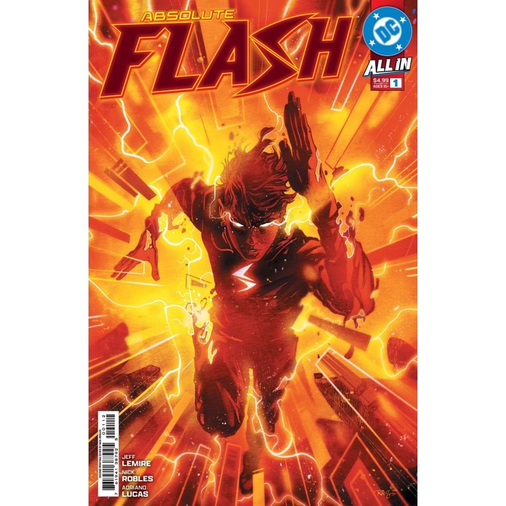 ABSOLUTE FLASH #1 SECOND PRINTING COVER A NICK ROBLES