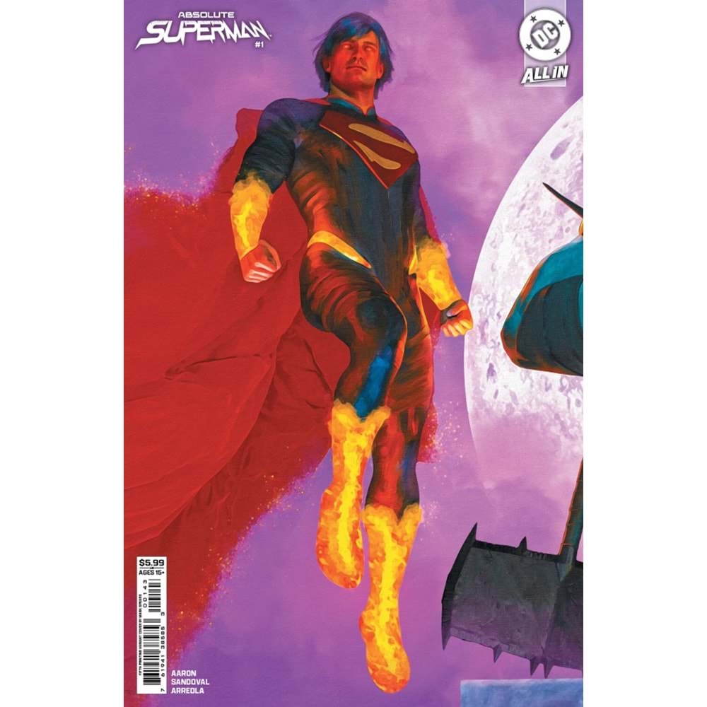 ABSOLUTE SUPERMAN # 1 FIFTH PRINTING COVER B MARK SPEARS CONNECTING CARD STOCK VARIANT