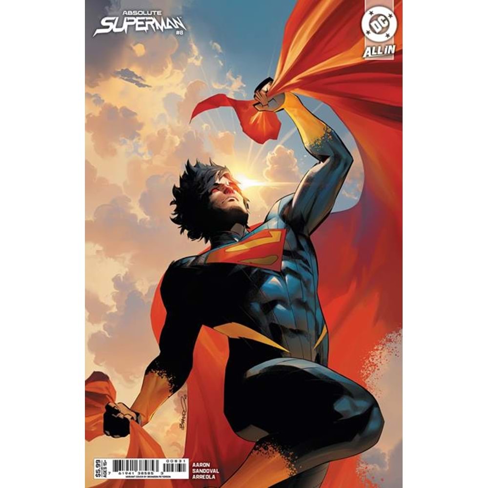 ABSOLUTE SUPERMAN # 8 COVER C BRANDON PETERSON CARD STOCK VARIANT