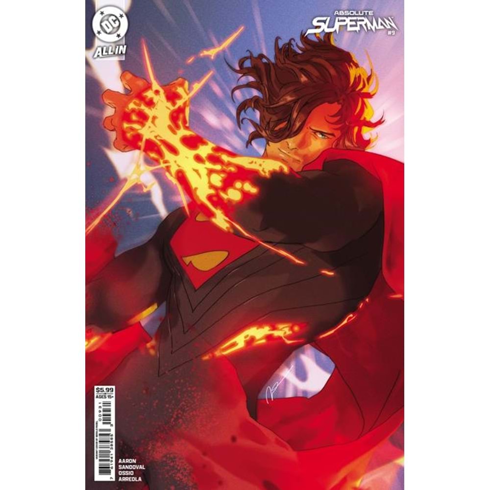 ABSOLUTE SUPERMAN # 9 COVER C GERALD PAREL CARD STOCK VARIANT