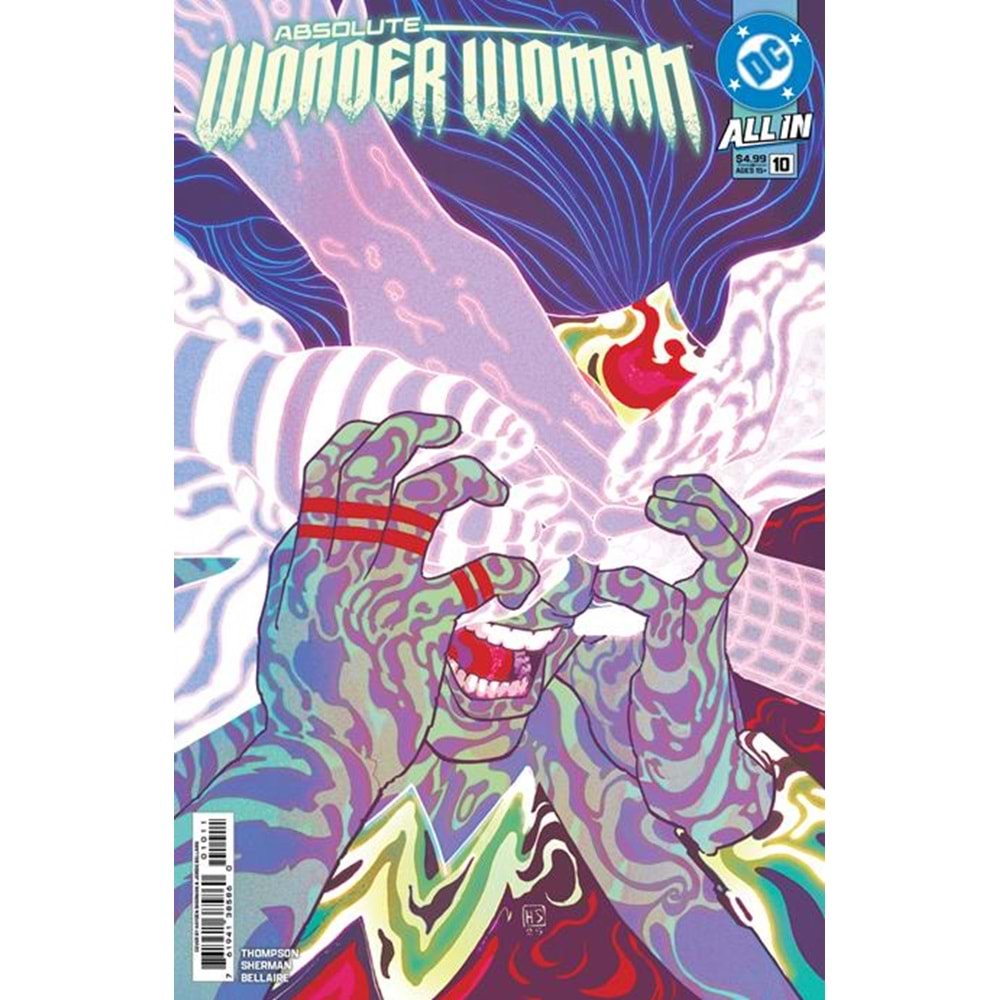 ABSOLUTE WONDER WOMAN # 10 COVER A HAYDEN SHERMAN
