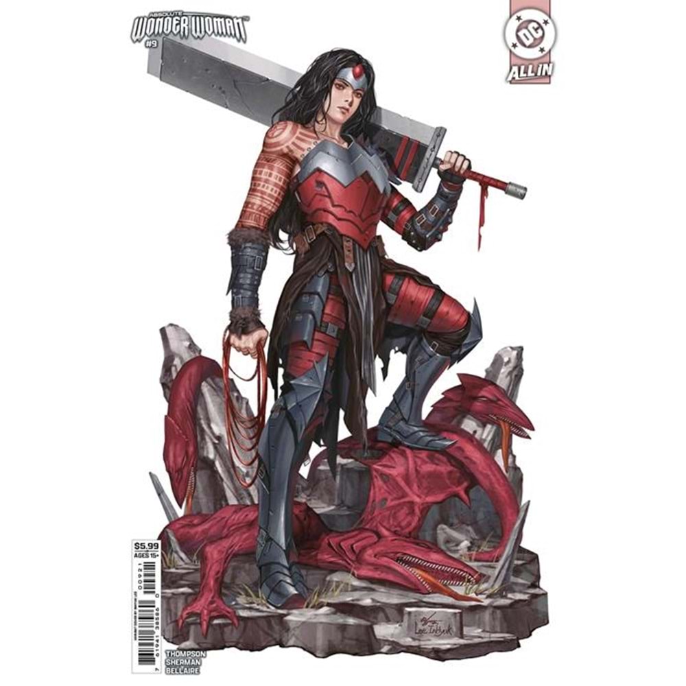ABSOLUTE WONDER WOMAN # 9 COVER B INHYUK LEE CARD STOCK VARIANT