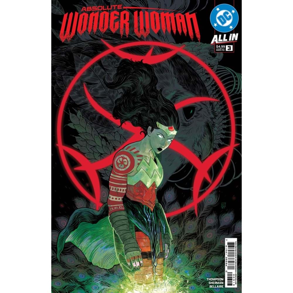 ABSOLUTE WONDER WOMAN # 3 THIRD PRINTING COVER A HAYDEN SHERMAN