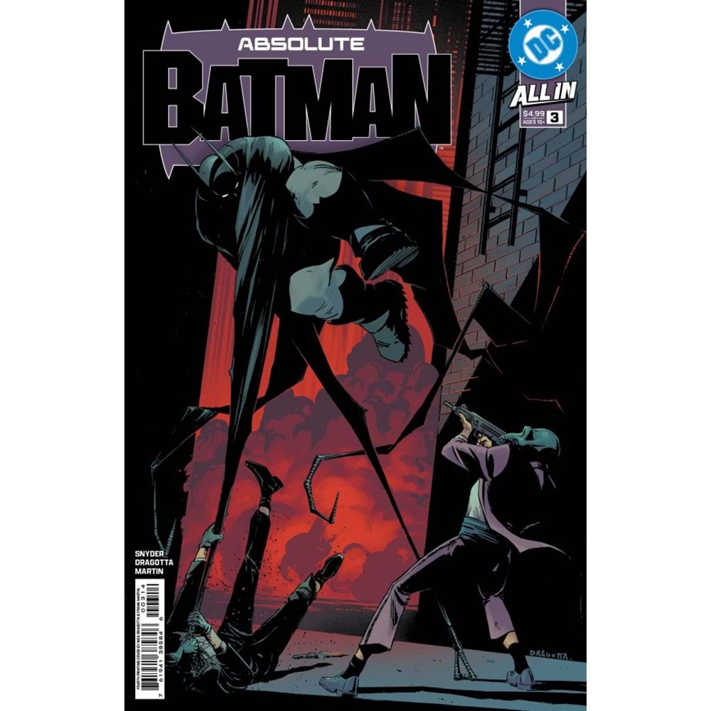 ABSOLUTE BATMAN # 3 FOURTH PRINTING COVER A NICK DRAGOTTA