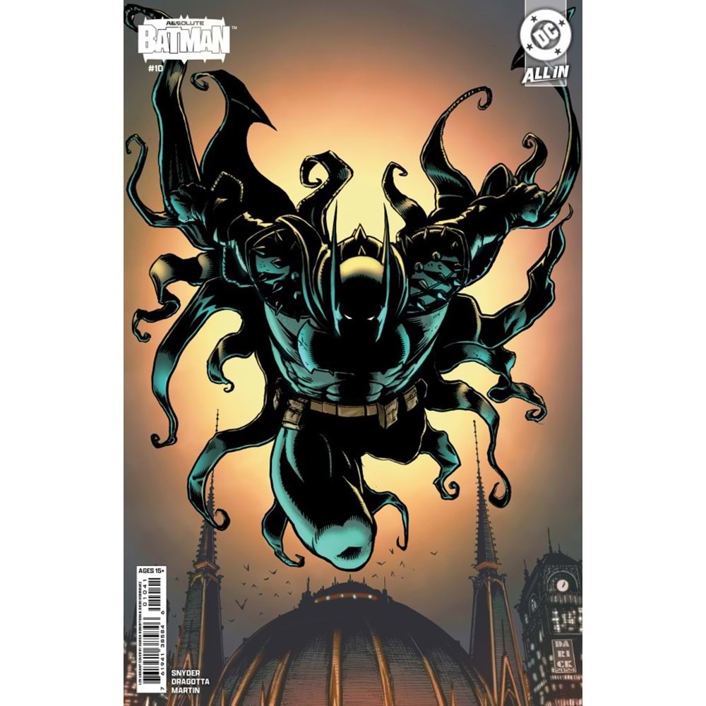 ABSOLUTE BATMAN # 10 COVER D 1:25 DARICK ROBERTSON CARD STOCK VARIANT