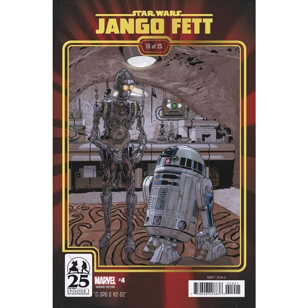 STAR WARS JANGO FETT (2024) # 4 SPROUSE PHANTOM MENACE 25TH ANNIVERSARY VARIANT
