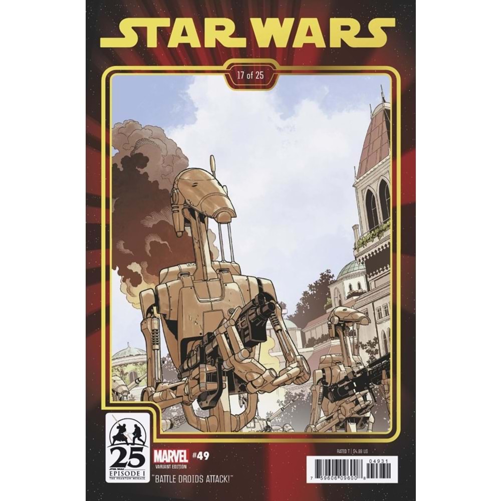 STAR WARS (2020) # 49 CHRIS SPROUSE PHANTOM MENACE 25TH ANNIVERSARY VARIANT