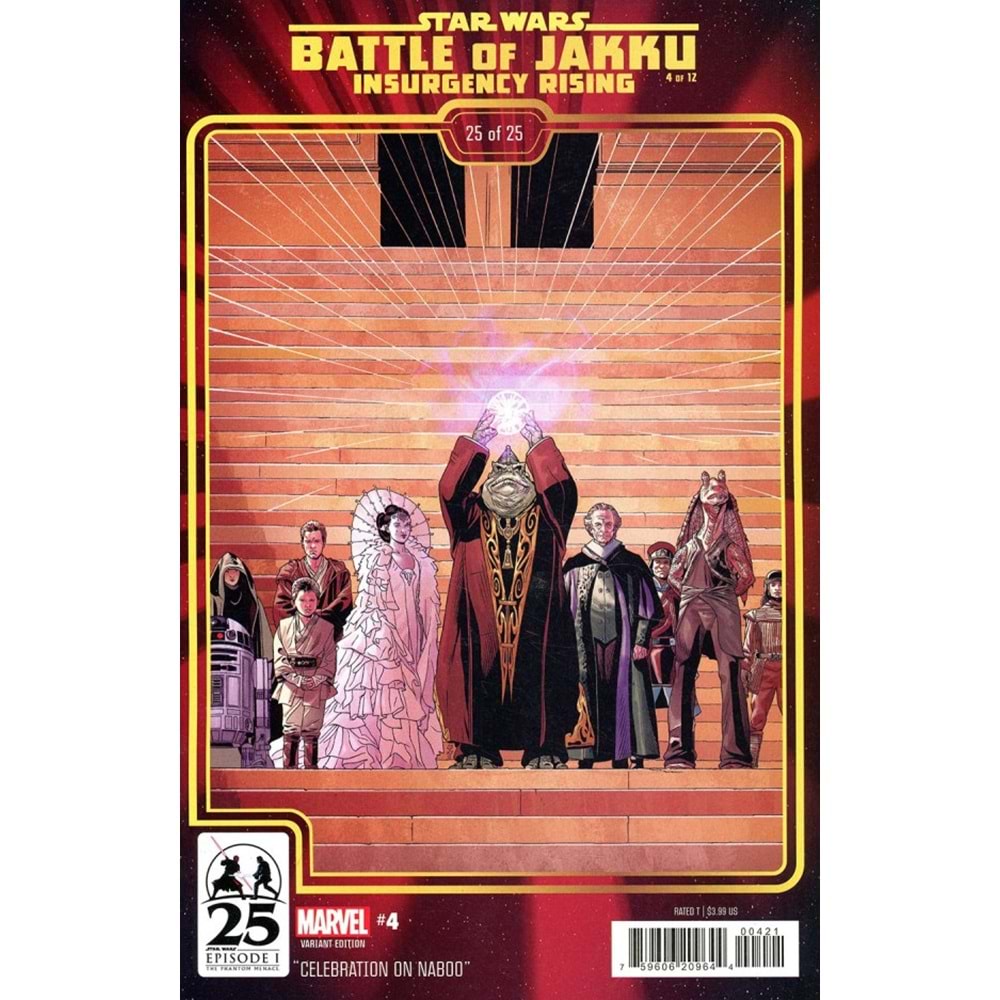 STAR WARS BATTLE JAKKU INSURGENCY RISING #4 (OF 4) SPROUSE PHANTOM MENACE 25TH ANNIVERSARY VARIANT