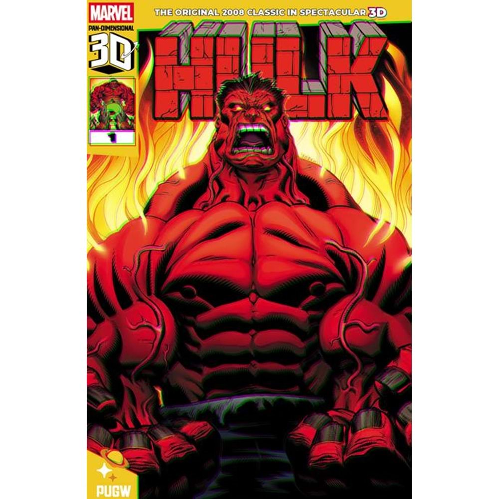 RED HULK (2008) #1 PAN DIMENSIONAL 3D EDITION