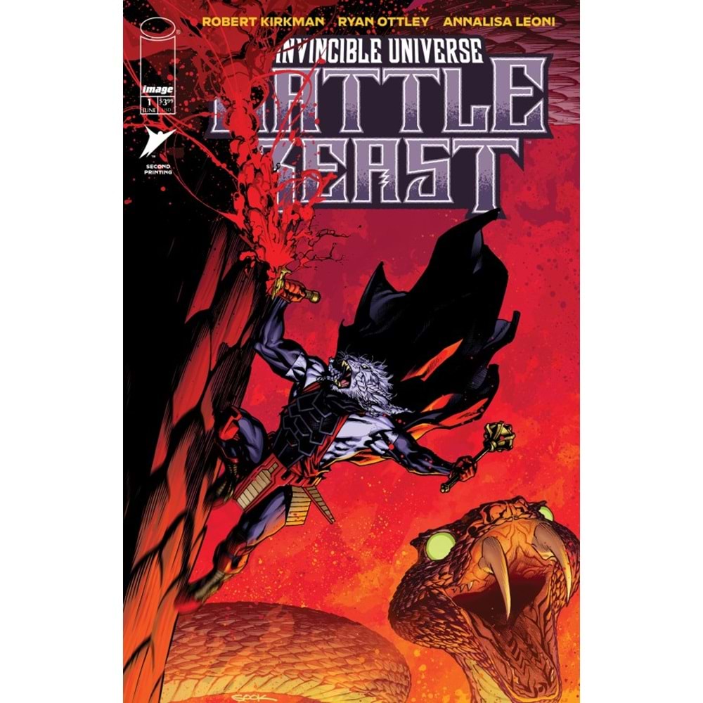 INVINCIBLE UNIVERSE BATTLE BEAST # 1 SECOND PRINTING COVER C RYAN SOOK VARIANT